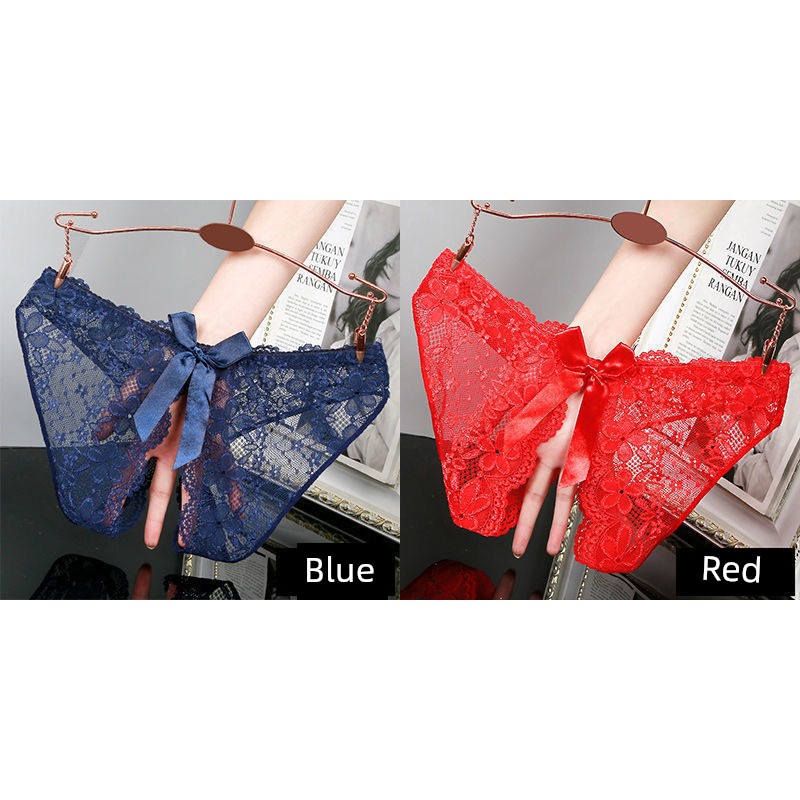 Couple's Shorts, Passionate Crotchless Panties, Thong with Opening, Sexy Mesh, Super Hot Thong Underwear, Lace for Women — 3