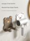 Bear hair dryer storage rack lazy air duct support hair dryer storage without punching cream wind hair dryer