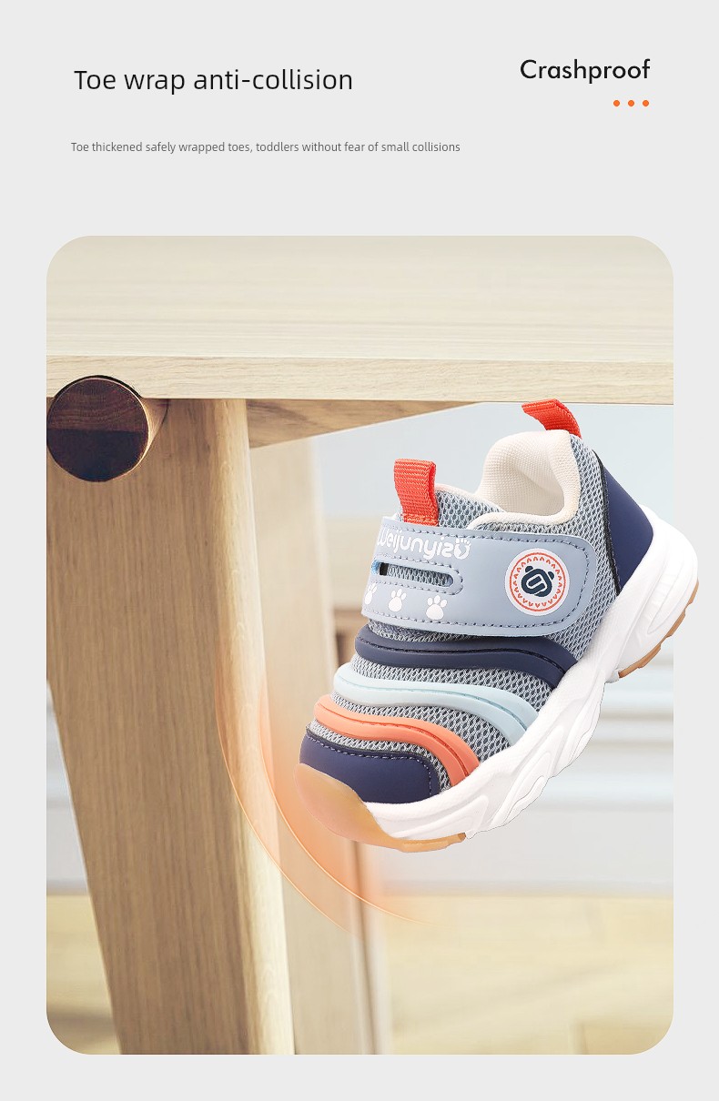 Caterpillar Toddler Shoes for Boys, Autumn Style Baby Shoes, Soft-Soled Children's Shoes for Girls, Functional Shoes for 1 to 3 Years Old — 5