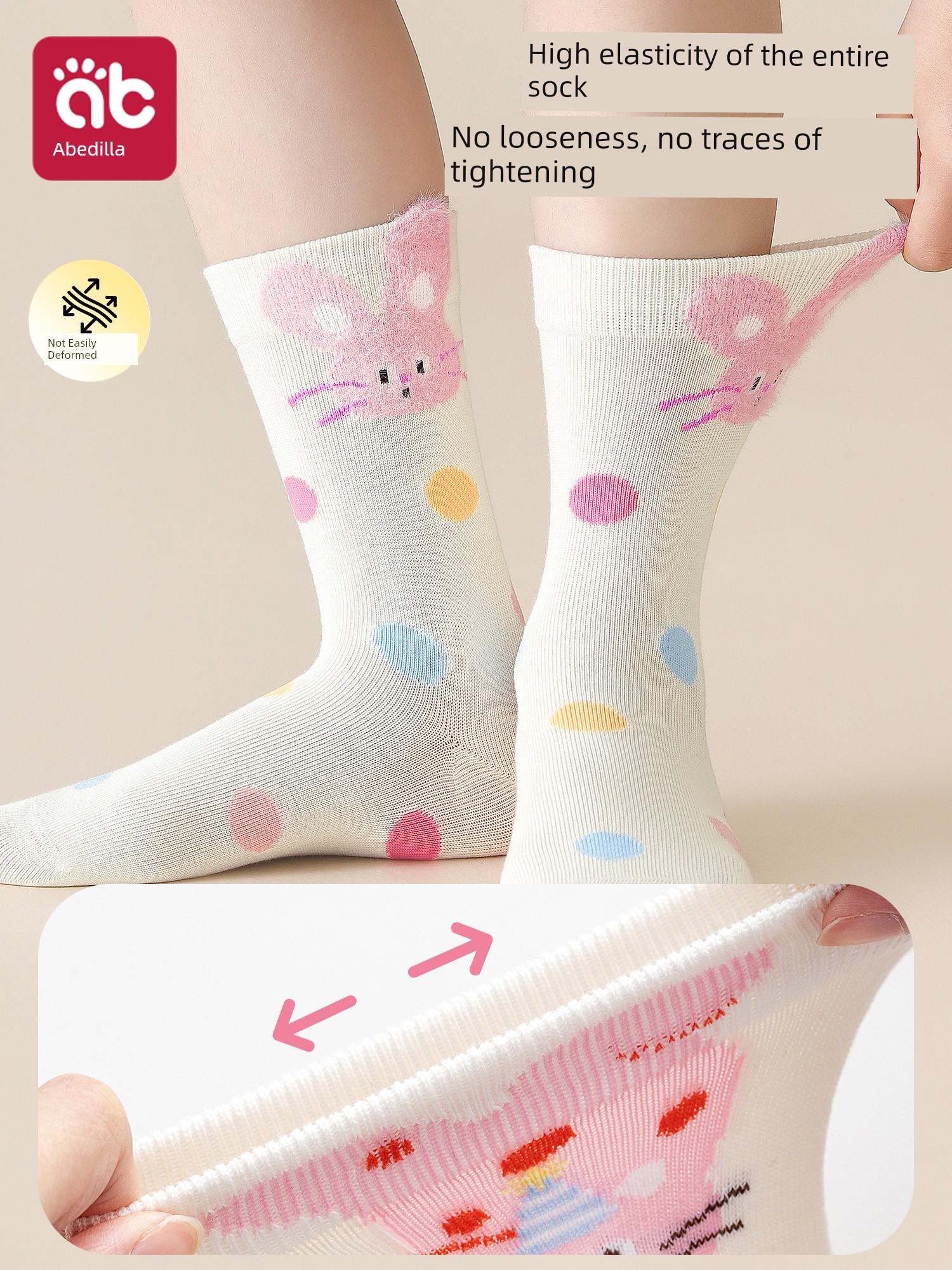Children's Socks for Girls, Autumn Style, Class A, Mid-Calf Socks, Seamless Cotton Socks for Baby Girls, Princess Socks for Kids — 4