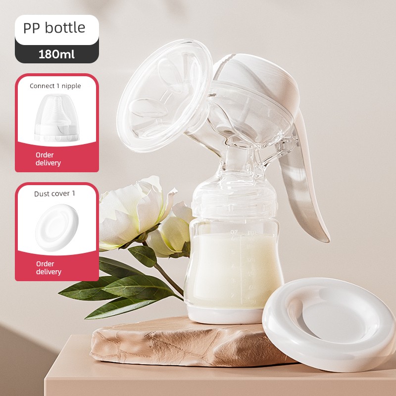  婧麒孕婦產後母乳便攜手動吸奶器 食品级PP奶瓶+赠配件Product Thumbnail