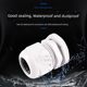 Nylon waterproof joint wire seal fixing head m20 lock pg11/21/16/9/7 cable joint threading