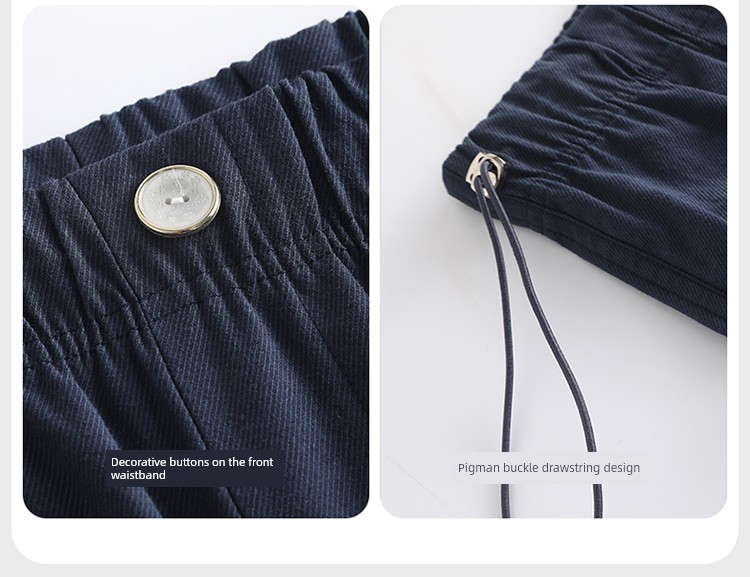 Maternity Pants for Autumn That Don'T Squeeze the Belly, Wide-Leg Pants for Summer, Thin Straight-Leg Pants for Pregnant Women, Petite Long Pants for — 11