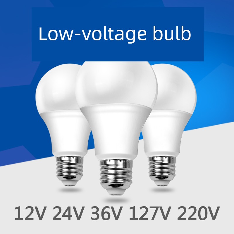 12v24v36v V LED Bulb Ac AC Low Voltage Waterproof E27 Screw Construction Site Cold Storage Lamp Machine Tool Operation Light