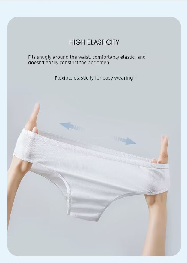Disposable Underwear for Postpartum Women, Pure Cotton, Postpartum Travel, No-Wash, Daily Use, Men's Boxer Briefs, Sterile, Large Size — 12
