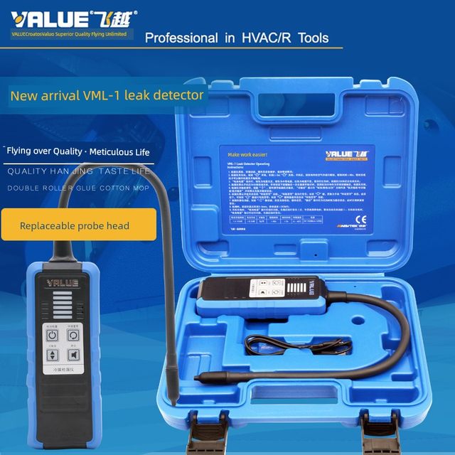 Fly over VML-1 electronic leak detector R22 R410 R507 refrigerant snow type detection refrigerant halogen leakage detection