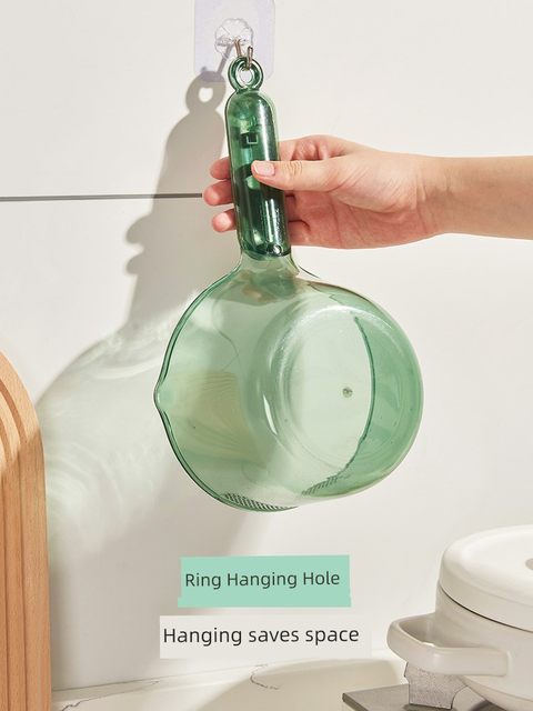 Kitchen rice washing artifact fine holes, rice washing, sieve, rice basin, water, vegetables, drain, scoop, water, water, transparent water scoop