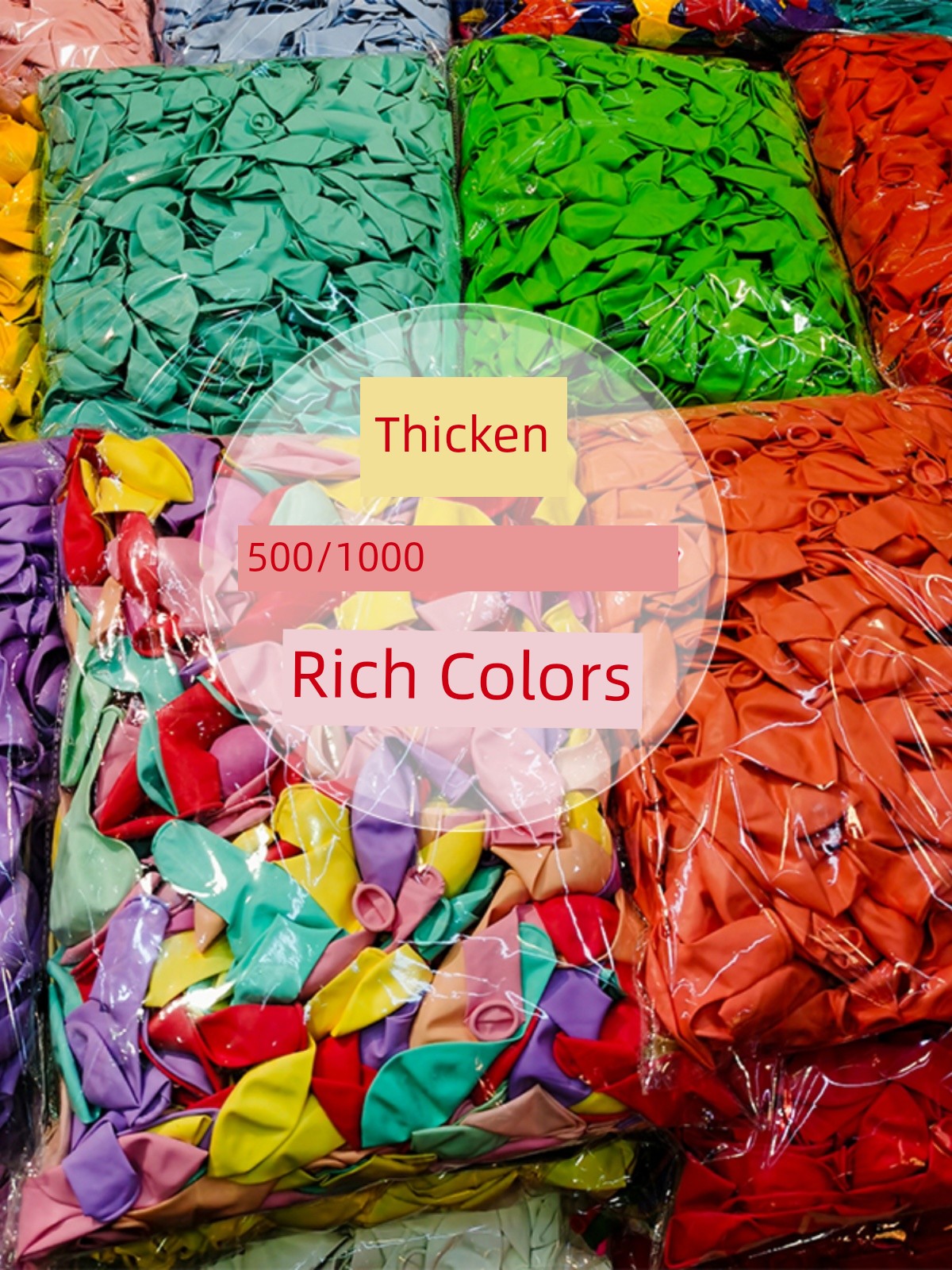 Macaron Balloon Non-Toxic Kids Birthday Balloon Wholesale Decoration Scene Layout Pink Variety Colored Series Thickened
