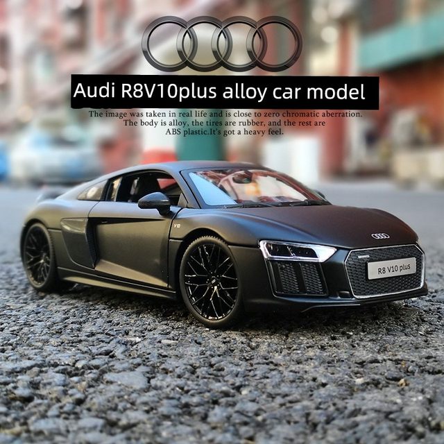 Meichi Picture 1 18 Audi R8 car model Fast and passion car simulation metal car model ornament gift