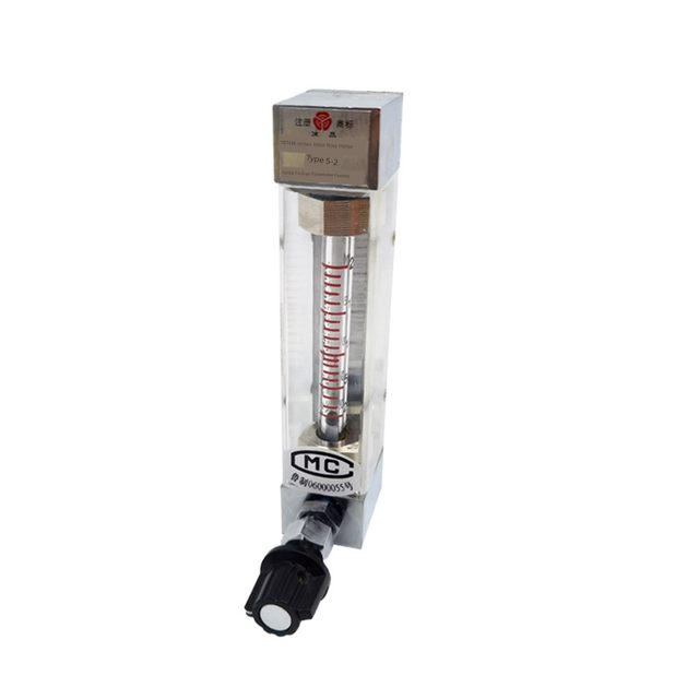 Yantai Fushan Flow Meter 701HB Series 5-2 Glass Rotor Flow Meter Gas Liquid Float Flow Meter