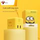 Bull socket with USB charging cartoon cute co-branded Pikachu Minions Apple fast charging storage box ultra thin
