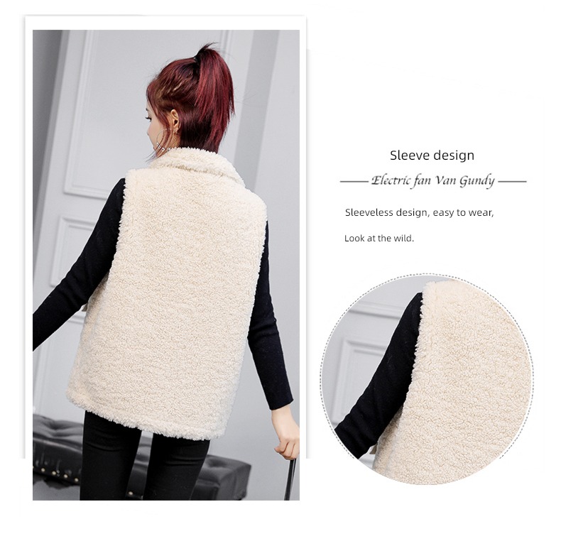 have cash less than that is registered in the accounts Fur in one vest waistcoat Lamb cashmere Vest