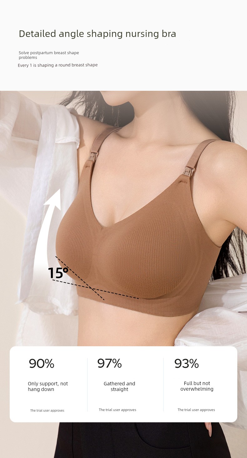 [Clearance] October Queen Nursing Bra for Pregnancy and Postpartum, Specialized for Breastfeeding, Anti-Sagging Maternity Bra — 5