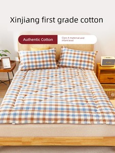 Xinjiang Cotton Mattress Bedding Soft Cushion Home Tatami All-Cotton Dormitory Single Mattress Double Kang