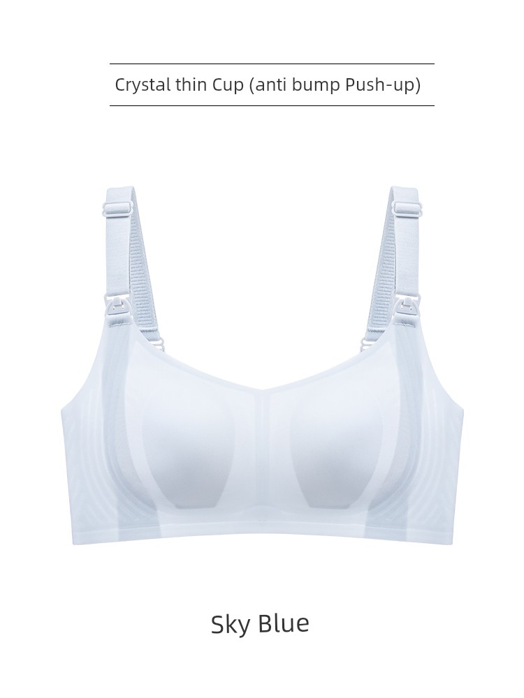 Clearance Sale Nursing Bras, Large Size, for Big Busts, Summer Thin Style, Postpartum Breastfeeding, Anti-Sagging, Pregnancy Nursing Bra — 1