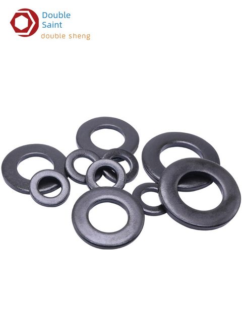 Black 304 stainless steel flat pad larger gasket Huasi black gasket ultra-thin wide and thick black zinc plated M2-M20