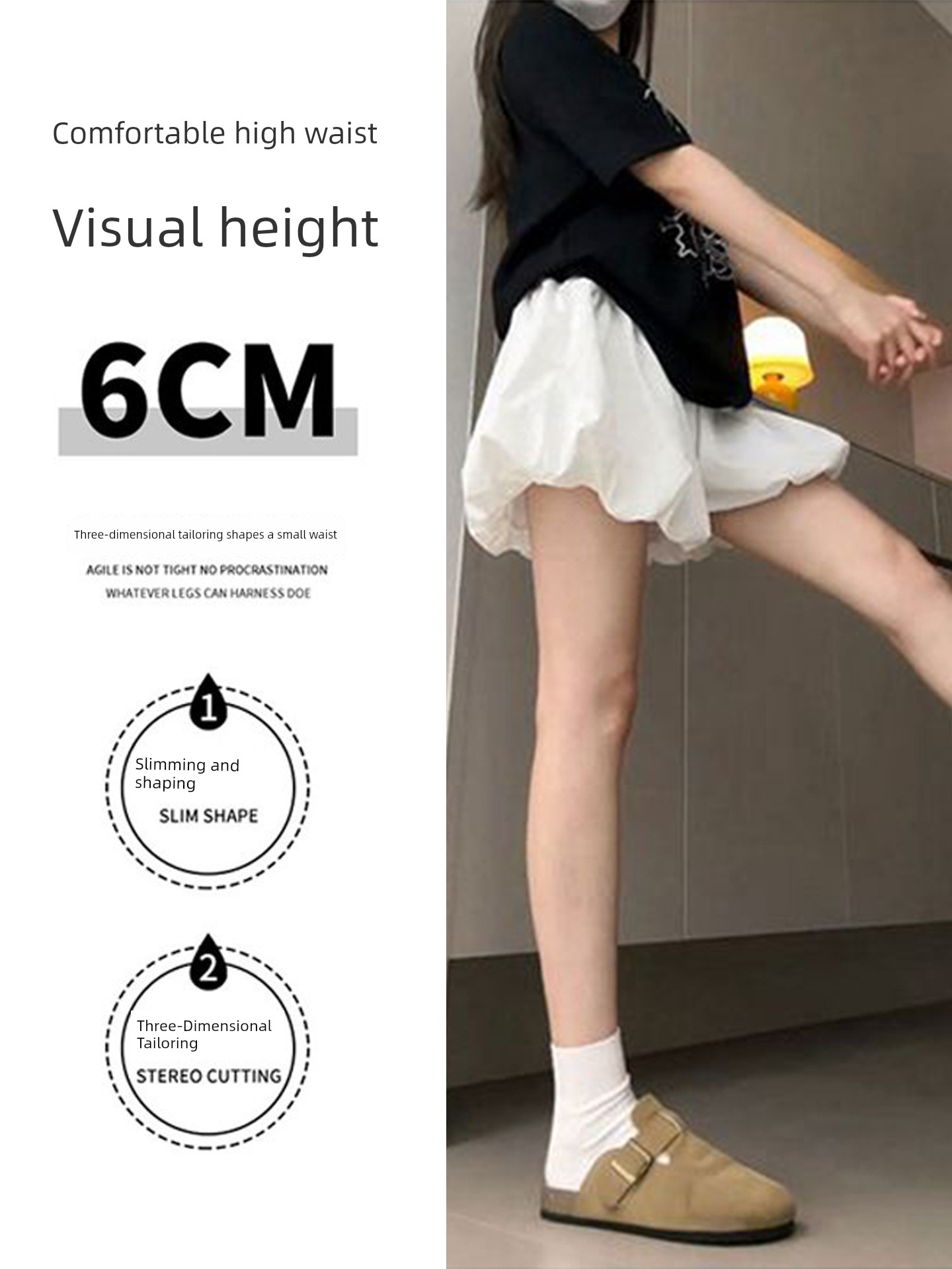 Jq Jingqi Maternity Shorts for Summer 2026 New Thin Style White Floral Skirt Pants for Pregnant Women — 3