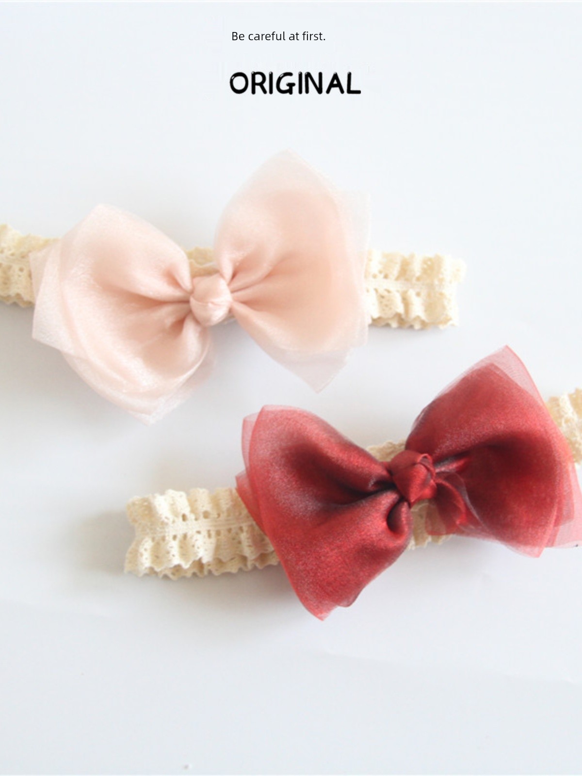 Baby Girl Princess Hair Band Infant Full Moon Bows — 5