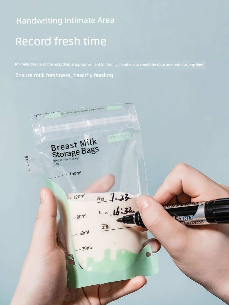 Creer Breastmilk Storage Bags Breast Milk Freshness Protection Package 80ml Small Capacity Disposable Frozen Refrigerated Storage Milk Bag 125ml — 4