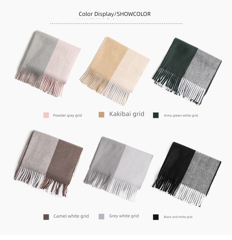 female winter lovely thickening Shawl Gift box scarf