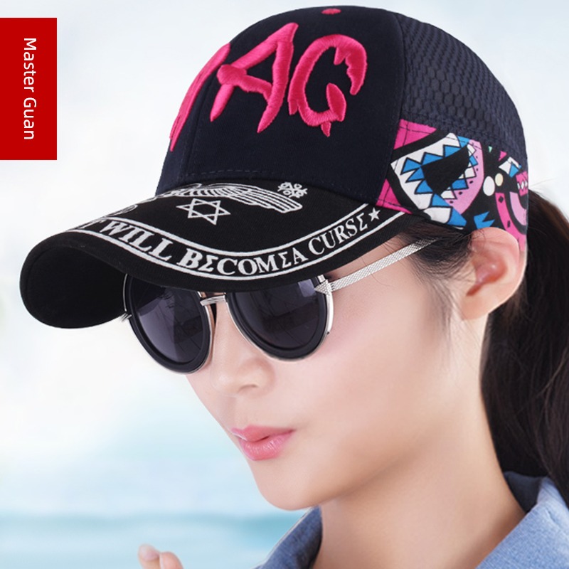 Hip hop female fashion Mesh outdoors Autumn and winter Hat