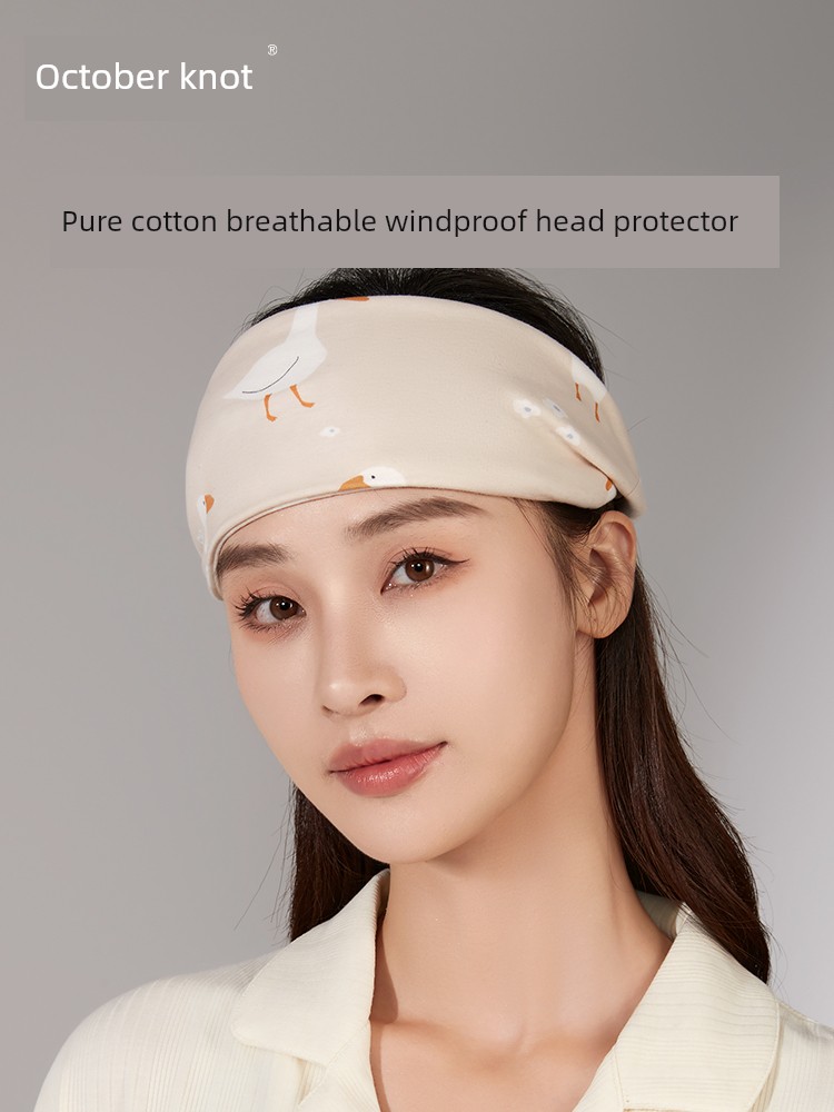 October Crystalline Fall and Winter Eye Mask Headband Forehead Protection Pregnant Women