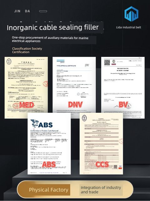 10kg barrel hl990 type inorganic cable sealing filler A60 grade fire-resistant and blocked marine cable through parts