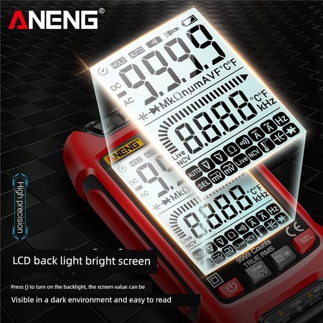 Multimeter special digital high-precision intelligent anti-burn multi-functional multi-meter without shifting gears
