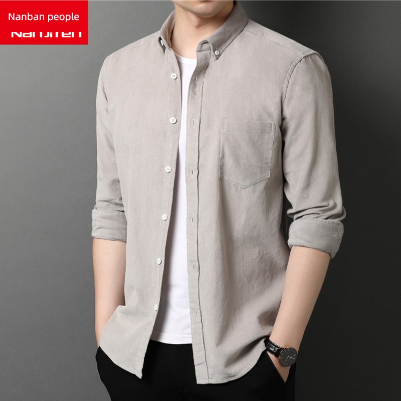NGGGN spring leisure time easy loose coat Long sleeve shirt
