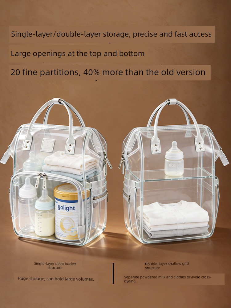 [New Product] Alamom Mommy Bag: High-Value, Stylish, Lightweight, Large Capacity, Outdoor Double-Shoulder Maternity Backpack