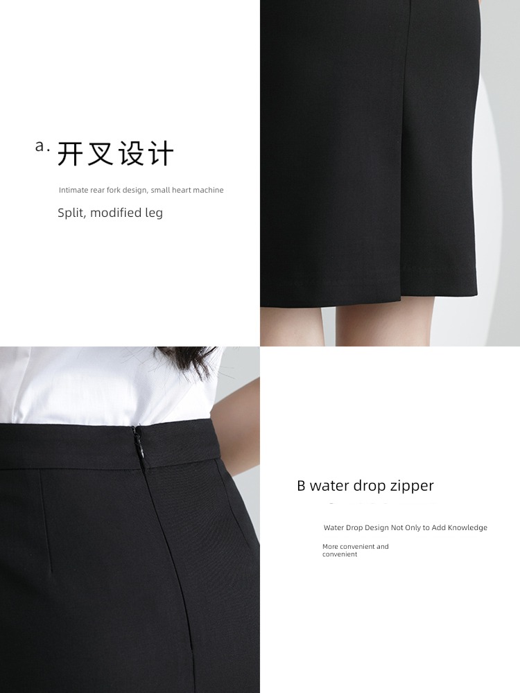 autumn occupation Buttocks work formal wear Big size skirt