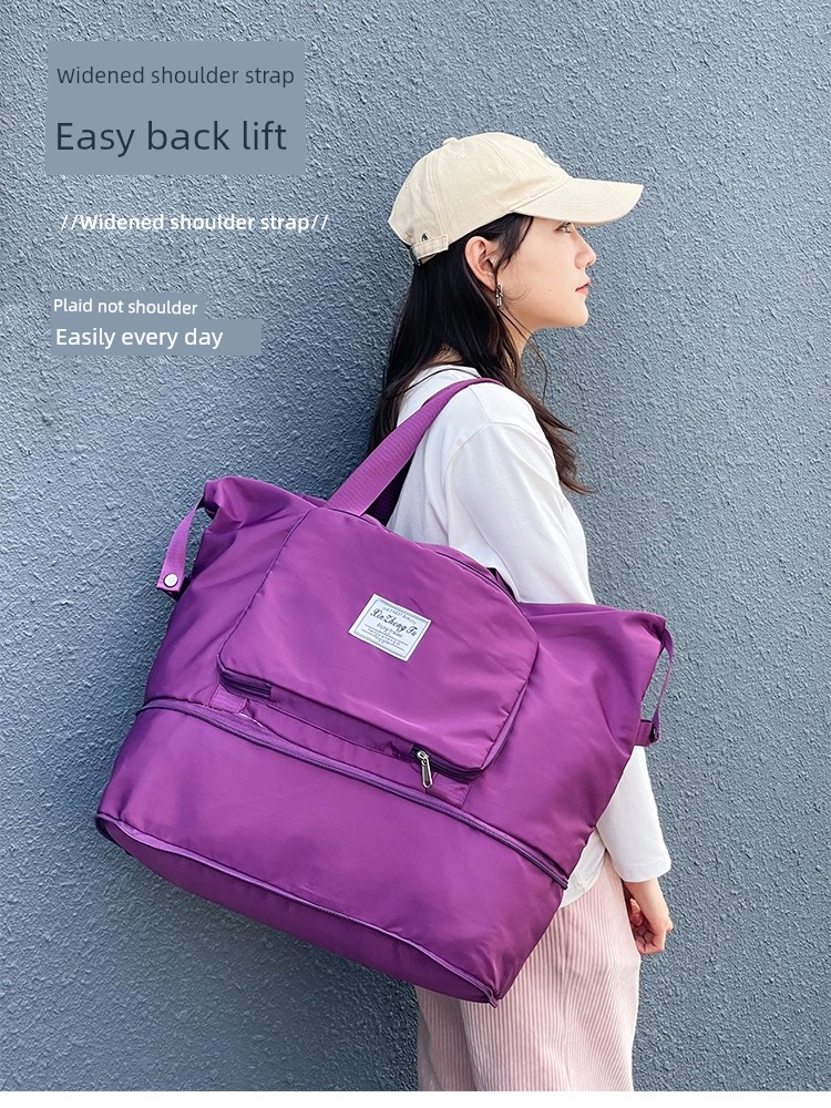 Maternity Special for Maternity Cosmetics Bag Large Capacity Lightweight Short Distance Folding Travel Bag Satchel Luggage Bag for Children — 4