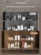 Bathroom mirror cabinet storage box wall hanging lipstick mask finishing box bathroom mirror cabinet oblique cosmetic storage rack