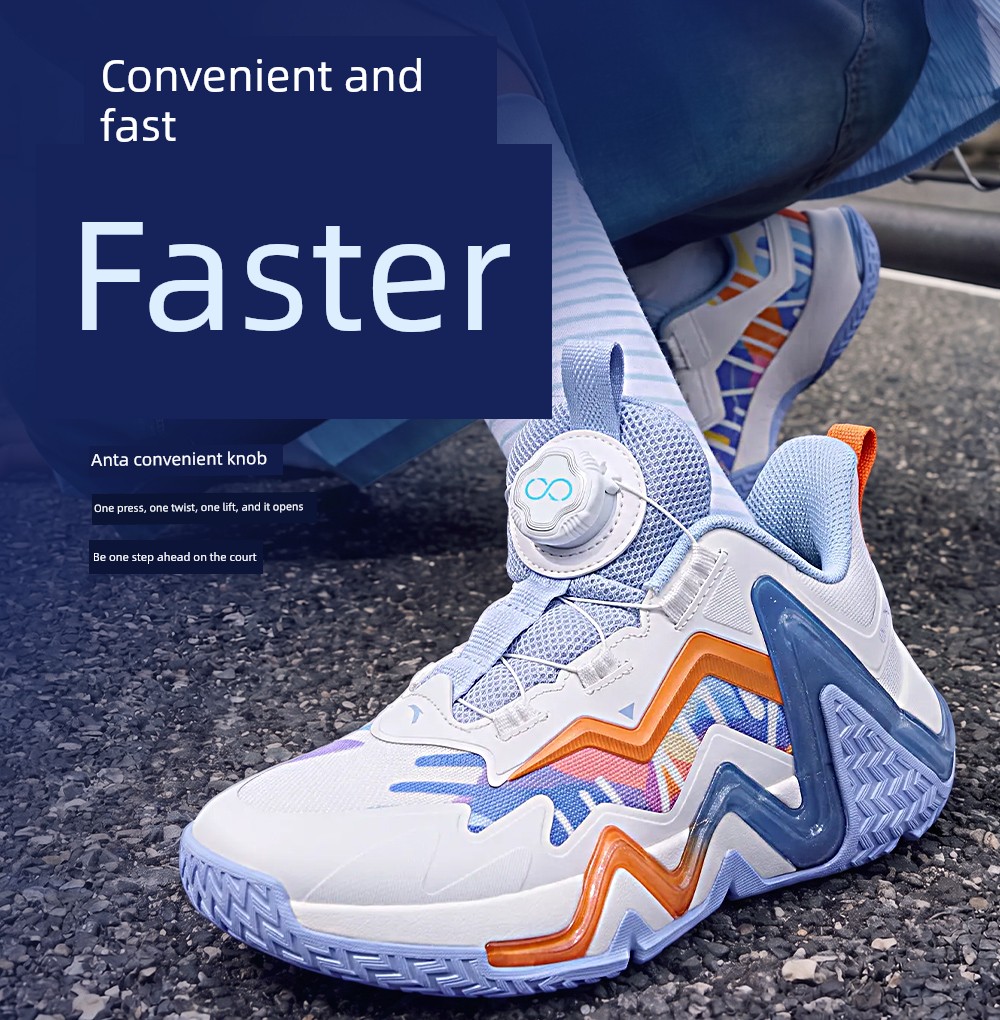 Anta Kids Reverse Scale | Basketball Shoes for Boys, New Professional Youth Model, Official Flagship Store Genuine Sports Shoes — 11