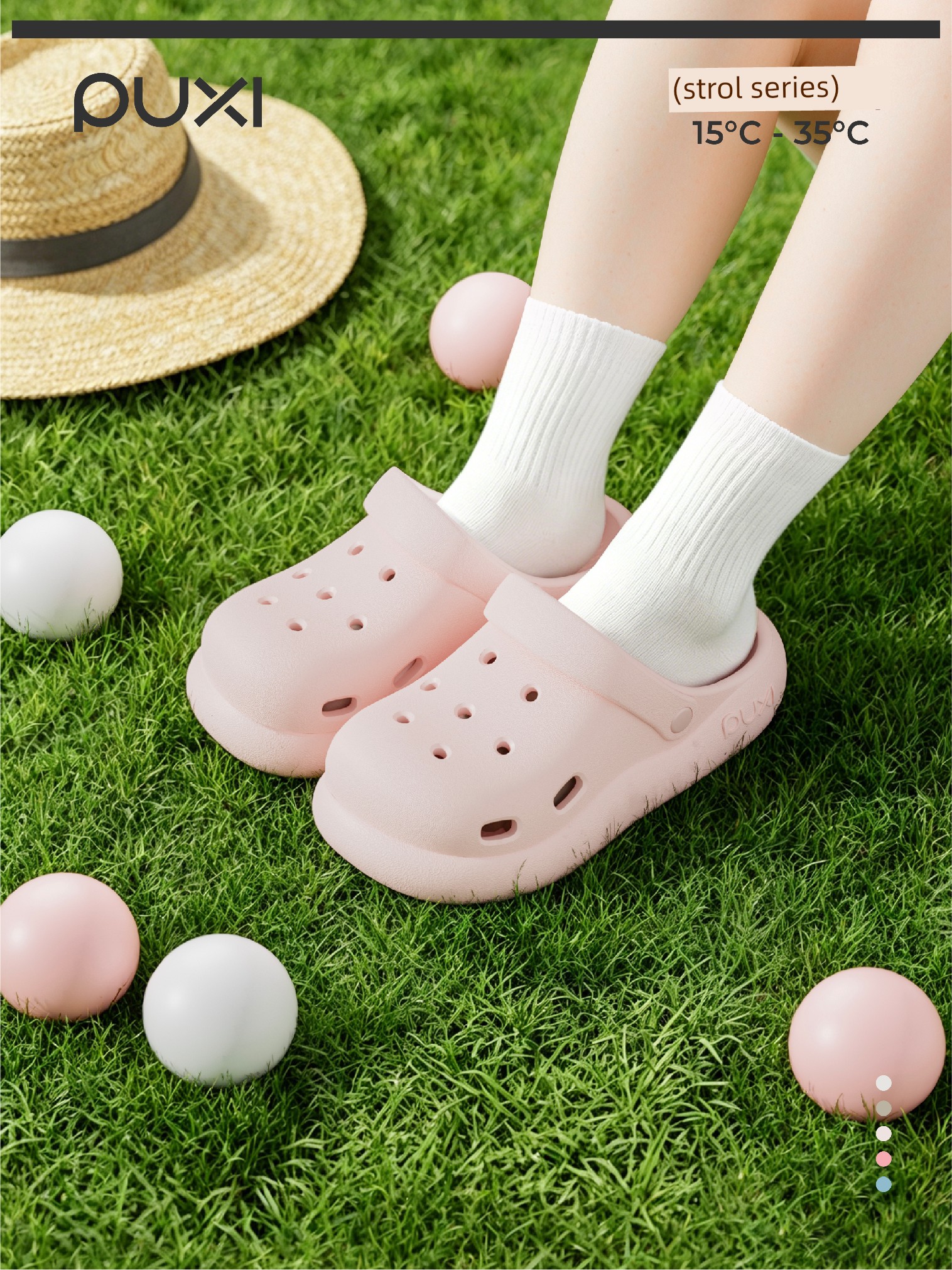 Puxi Yunmengze Clogs for Children, Girls Aged 8 to 12, Non-Slip Beach Sandals for Boys, Teenagers
