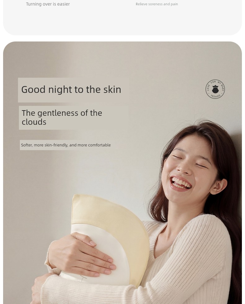 Ying's Maternity Pillow for Waist Support, Side Sleeping, and Belly Support, Pregnancy Pillow for Summer Sleep, Magic Pillow for Sleeping — 7