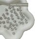 Blasting Huazi cut nail art pile diamond jewelry high quality bottomless support white finished diamond ball pile diamond nail jewelry