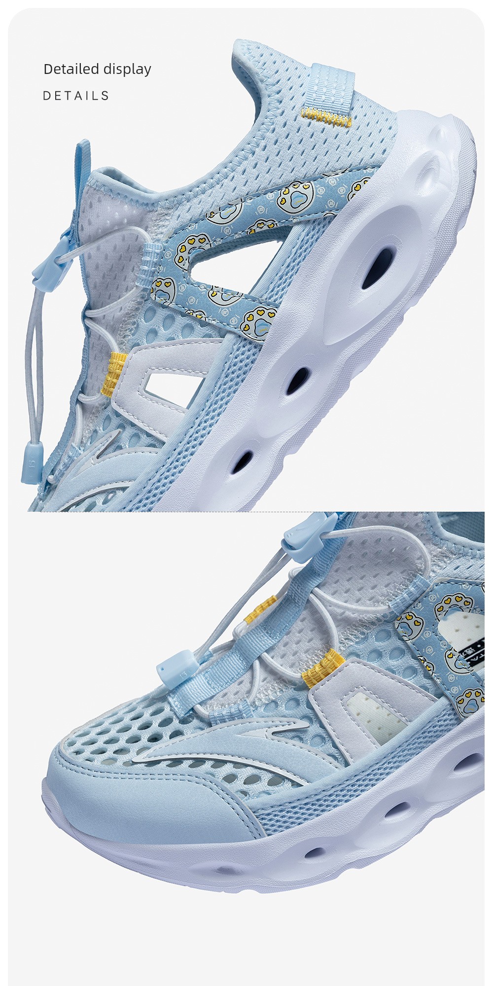 King of Water Trampling | Anta Kidsren's Girls' River-Tracing Shoes and Beach Shoes 2026 Summer New Outdoor Mesh Sports Sandals — 42