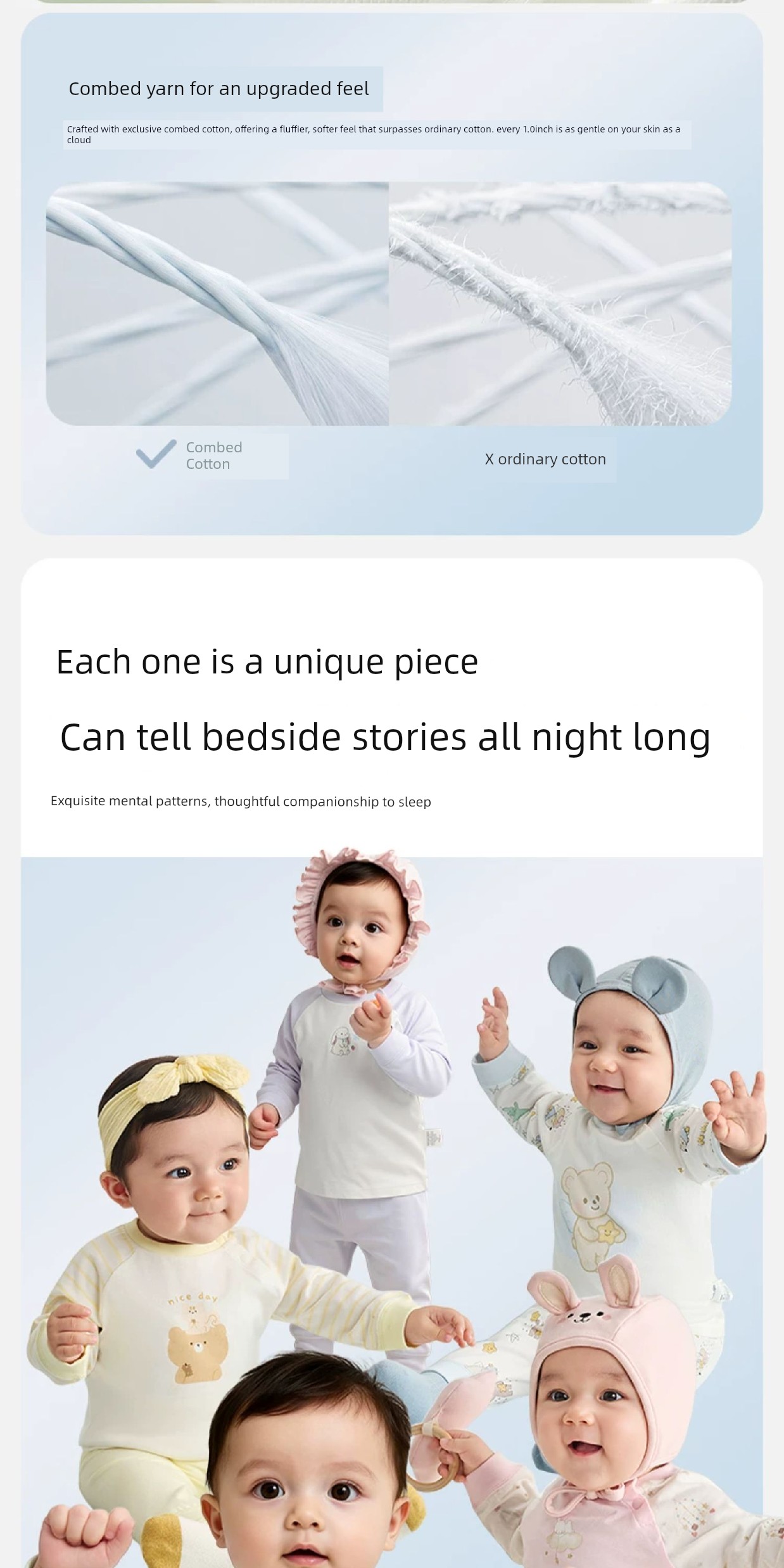 Balabala Children's Baby Pajamas, Infant Clothing, Autumn Clothes and Pants, New Spring and Autumn Two-Piece Set for Boys and Girls — 5