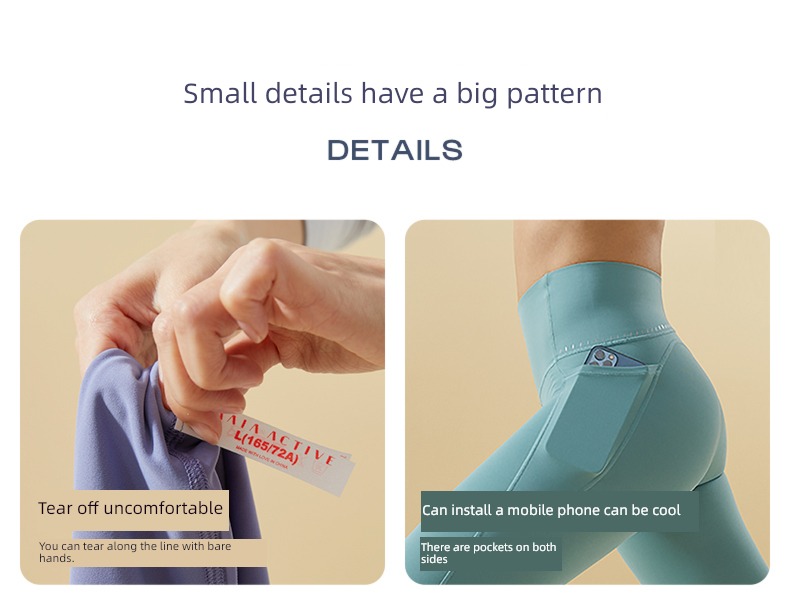 LG101 The abdomen Buttock lifting Tight trousers 9 points honey peach