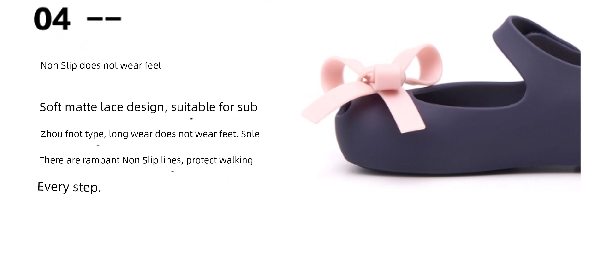 British Visamoris Allow NOONSURE Gel Shoes Parent-Child Shoes Children's Sandals Women's Thin Shoes Flat Shoes 2024 New Arrival — 12