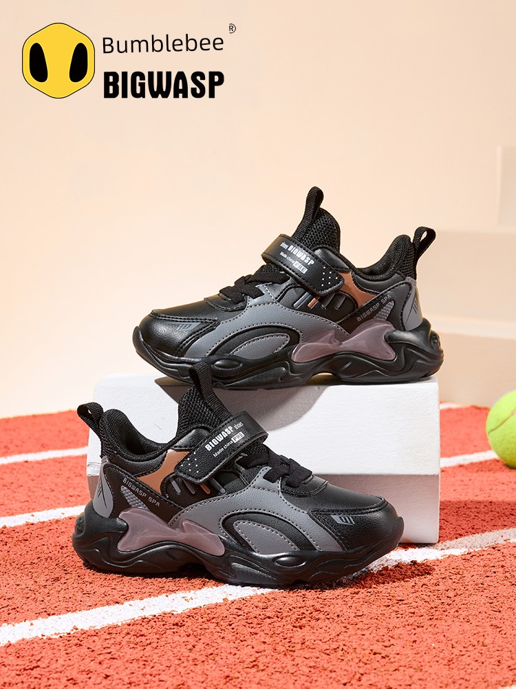 Bumblebee Autumn Boys Non Slip Running Children's Shoes — 4