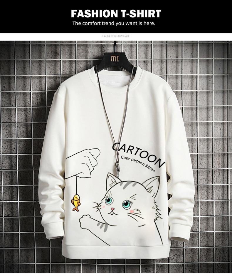Spring and Autumn tide ins Thickened section winter clothes Long sleeve T-shirt
