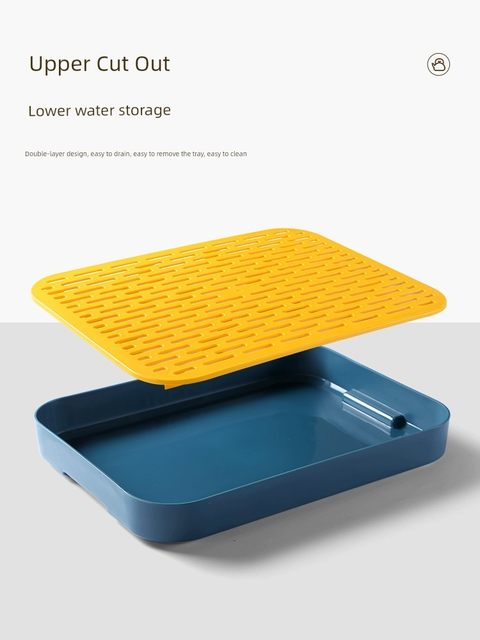 Water cup storage rack Thickened cup rack Household fruit tray Tea cup drain tray Kitchen cup bowls and chopsticks storage rack