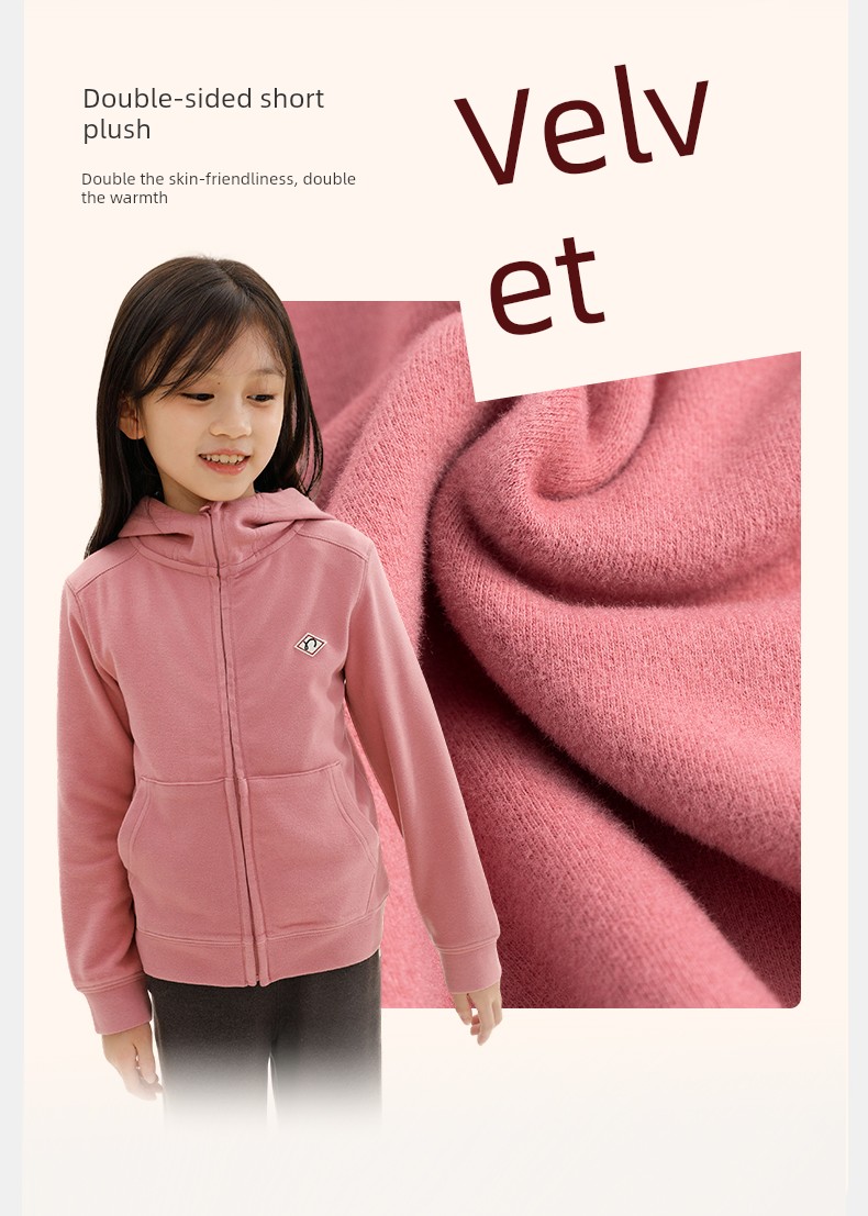 Capsule Naju Children's Clothing [Easy to Fold] Children's Sweatshirt Antibacterial Static-Free Lightweight Warm Fleece Zip-Up Jacket for Boys and Girls — 11