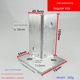 Anticorrosion wooden pillar foot cover Grape rack base fixed column beam corner fence cover fence cylinder connection piece galvanized