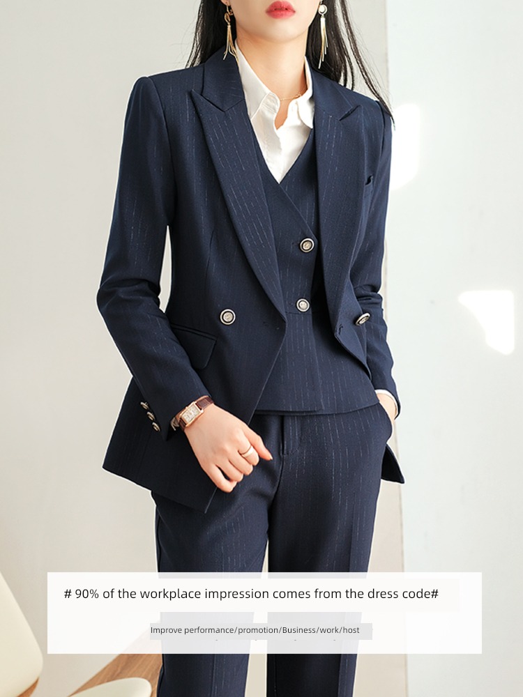 spring and autumn Fashion temperament Goddess Workplace Suit