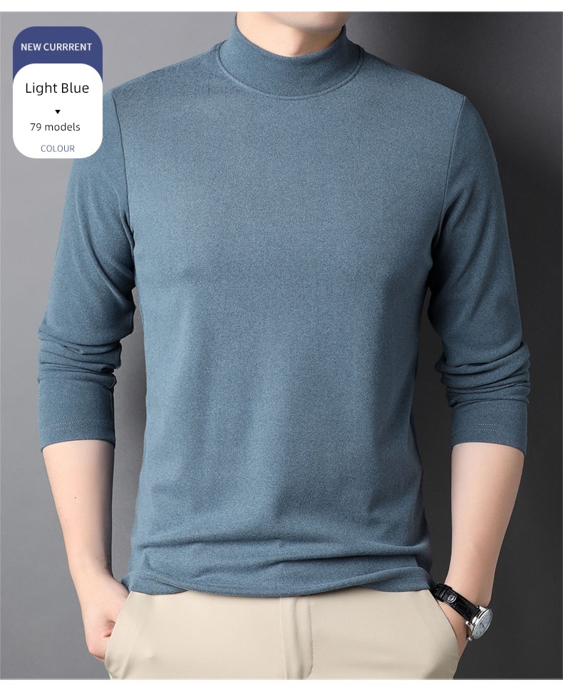 Romon man keep warm Undershirt Sweater Long sleeve T-shirt