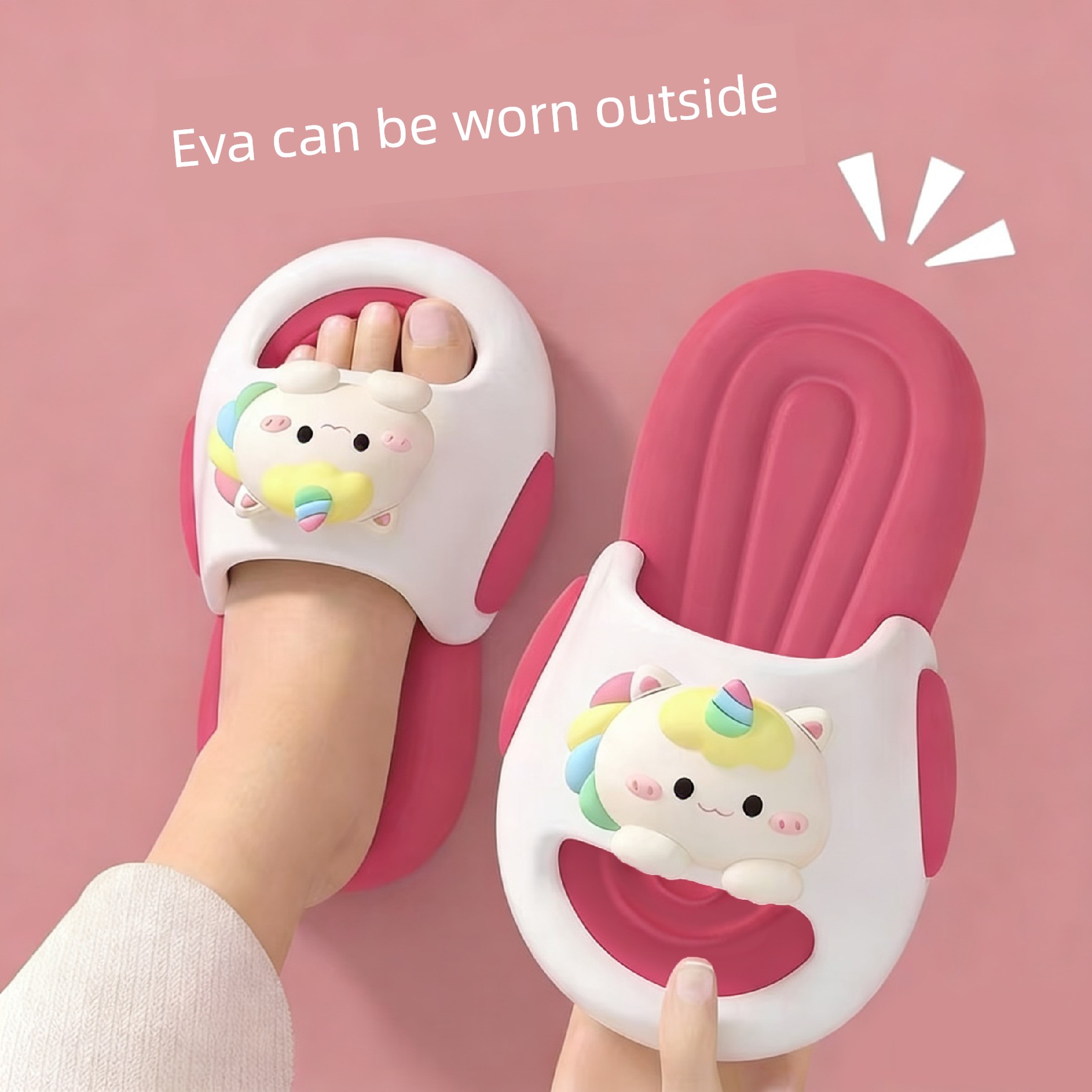 Children's Slippers for Girls 2026 New Summer Outdoor Non-Slip Soft-Soled Bath Indoor Home Boys' Slippers — 2