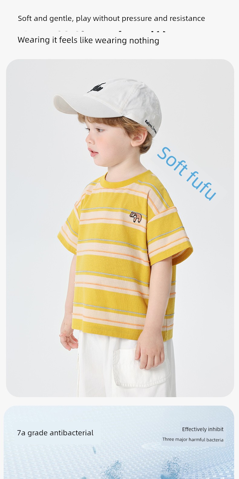 Boys' Pure Cotton Short-Sleeved T-Shirt Summer Thin Half-Sleeved 2026 New Style Children's Clothing Summer Stylish Top for Kids and Babies — 7